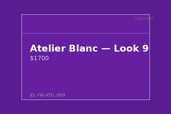 Atelier Blanc — Look 9