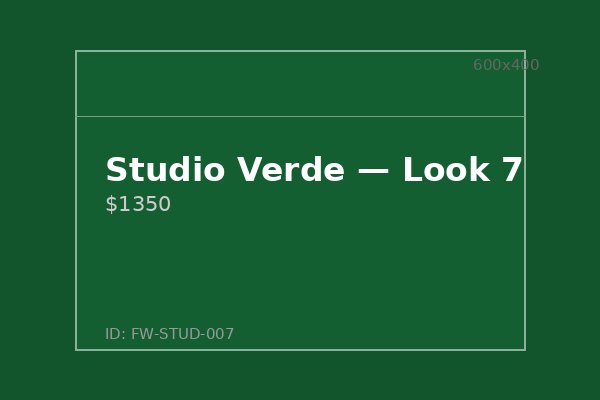 Studio Verde — Look 7