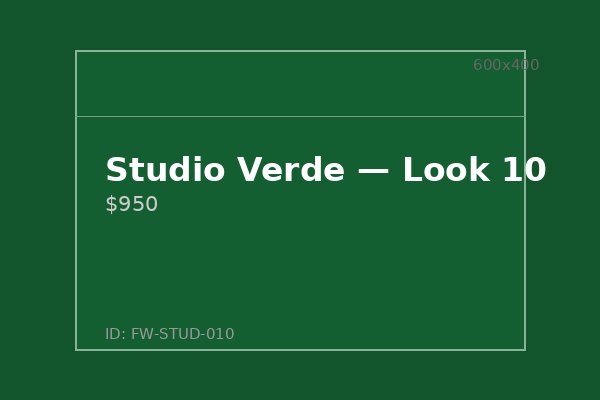 Studio Verde — Look 10